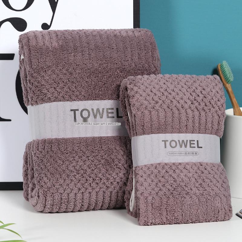 Pineapple Grid Extra Thick Large Bath Towel for Adults - Bathing & Beach Skirt Style