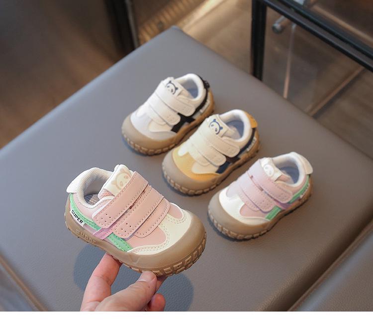 Infant & Toddler Closed-Toe Sports Shoes for Boys & Girls - Anti-Kick Casual Spring/Autumn Walking Shoes 2025.