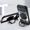 Magnetic Ring Holder Magsafe Case for Google Pixel 8A Transparent Acrylic PC Shockproof Wireless Charging Cover for Google 9 Pro