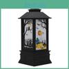 Vintage Pumpkin Castle Halloween Led Light Lantern For Party Bar Home Decor Gifts