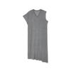 JNBY 25 Autumn Sleeveless V-Neck Relaxed Wool Dress