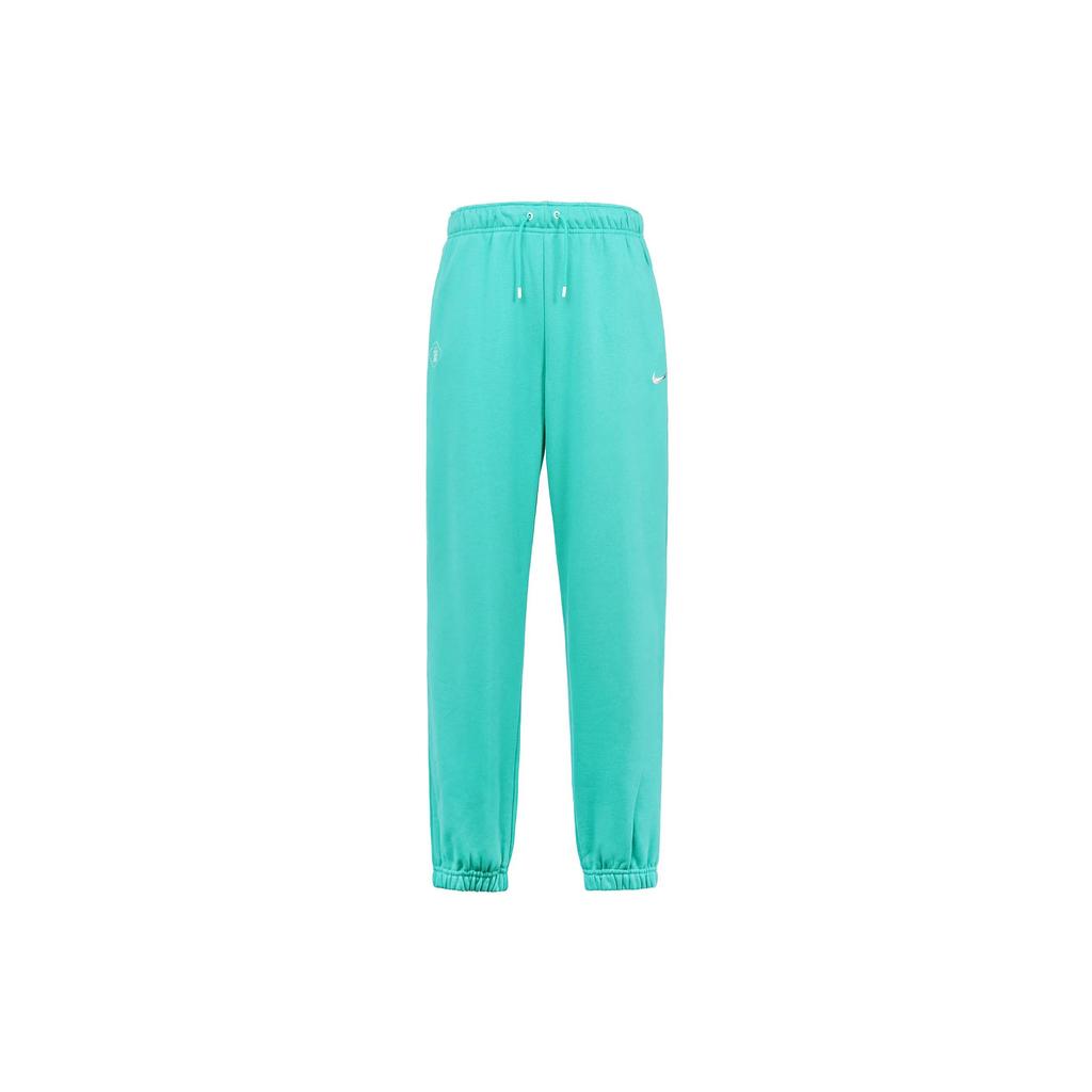 Nike CNY Collection High Rise Casual Fleece Lined Sweatpants Knitted Sweatpants Women's Washed Teal Cyan (Unisex) Knitted Sweatpants