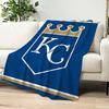 K-Kansas City R-Royals Baseball Blanket Blanket for Couch Sofa Travel Home Hiking Picni Bed Beding Flannel Blanket birthday gift