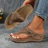 Trendy, einfarbige, atmungsaktive Mesh-Sport-Sandalen, verschleißfeste, rutschfeste Flip-Flops, lässige, vielseitige Strand-Hausschuhe mit offener Spitze