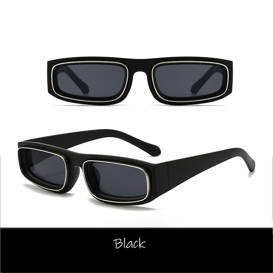 Fashionable Sunglasses Small Frame Square Shaped Glasses Non-Polarized Fashion Accessory 
