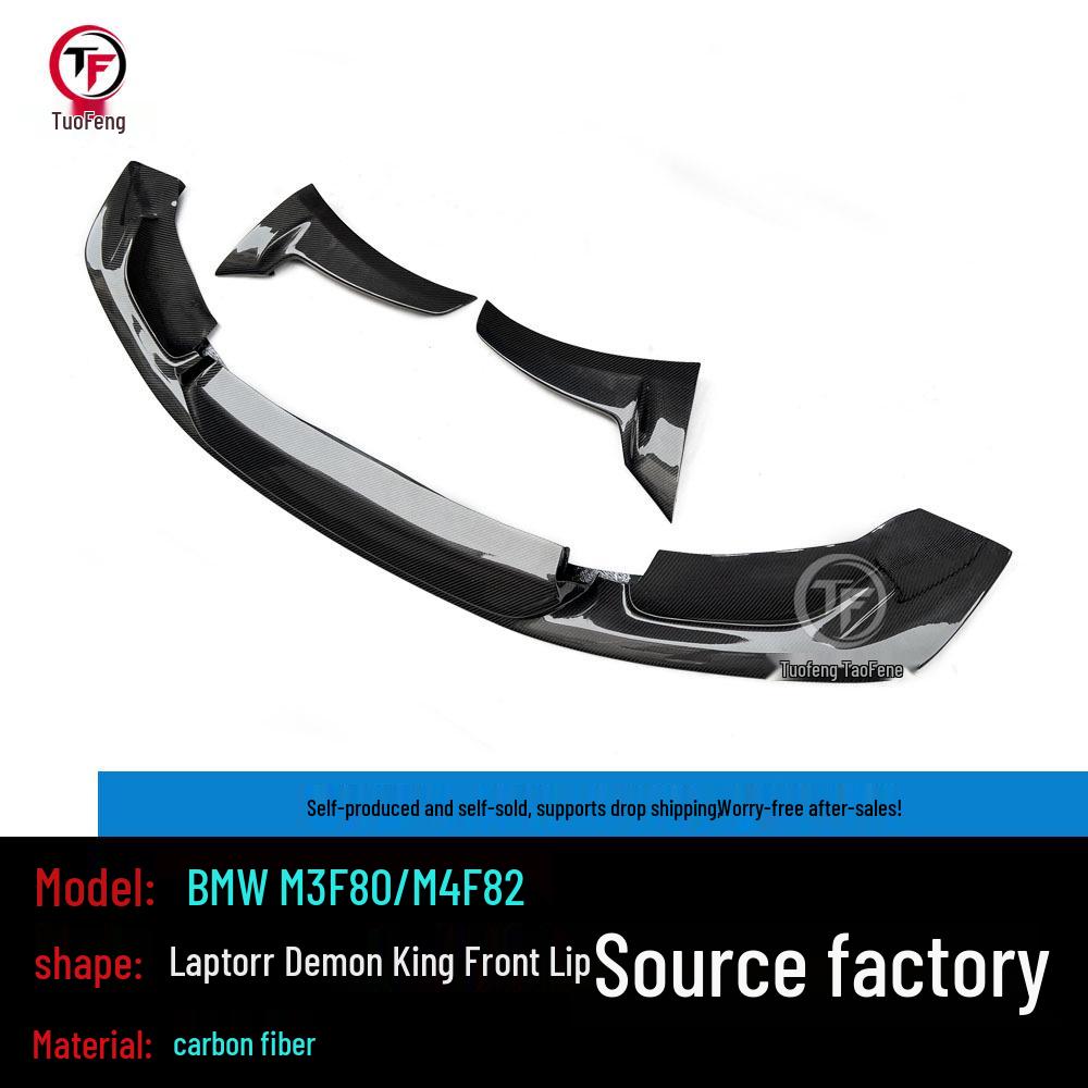 BMW M3/M4 (F80/F82) Laptorr Demon Style Carbon Fiber Front Lip
