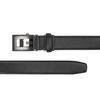 Benovero Men S Auto Belt Black Satin Derby emboSSed All Metal Bmg1acb1252k1