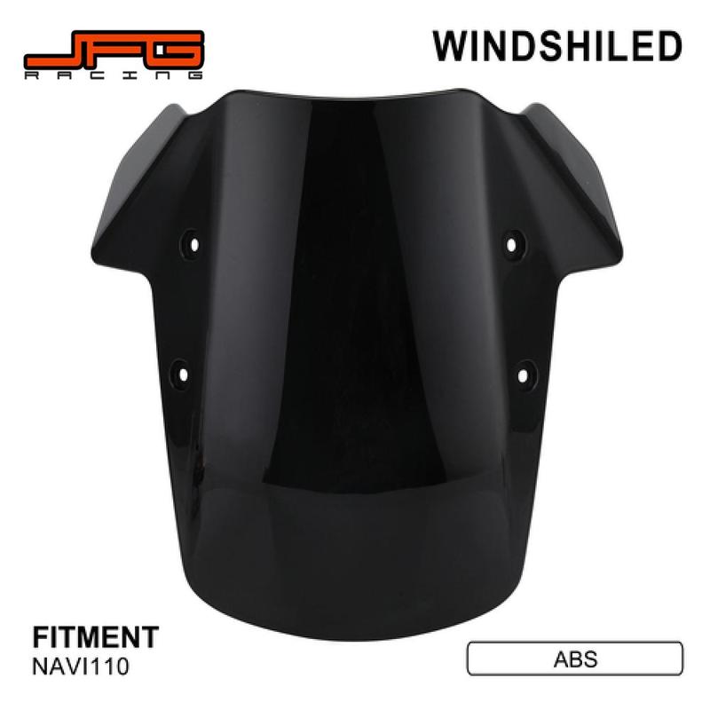 Motorcycle Accessories Windshield Windscreen Wind Deflector Windbreak For Honda DREAMWING Navi110 NAVI 110 Mini Bike ABS Plastic