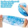 Blue Ice Cube Stress Ball - Squishy Fidget Toy for Anxiety Relief, Sensory Snowflake, ADHD Autism, Party Favors Kids Adults