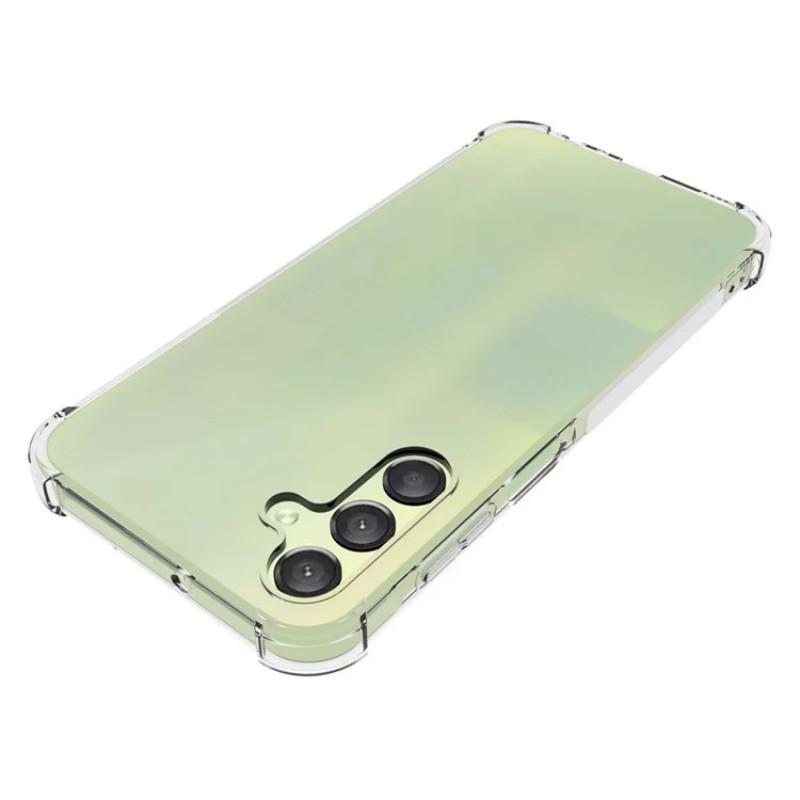 For Samsung Galaxy A15 4G/Galaxy A15 5G Back Cover WANLONFENG TM Series 2.0mm Clear TPU Phone Case (Big Lens Hole)