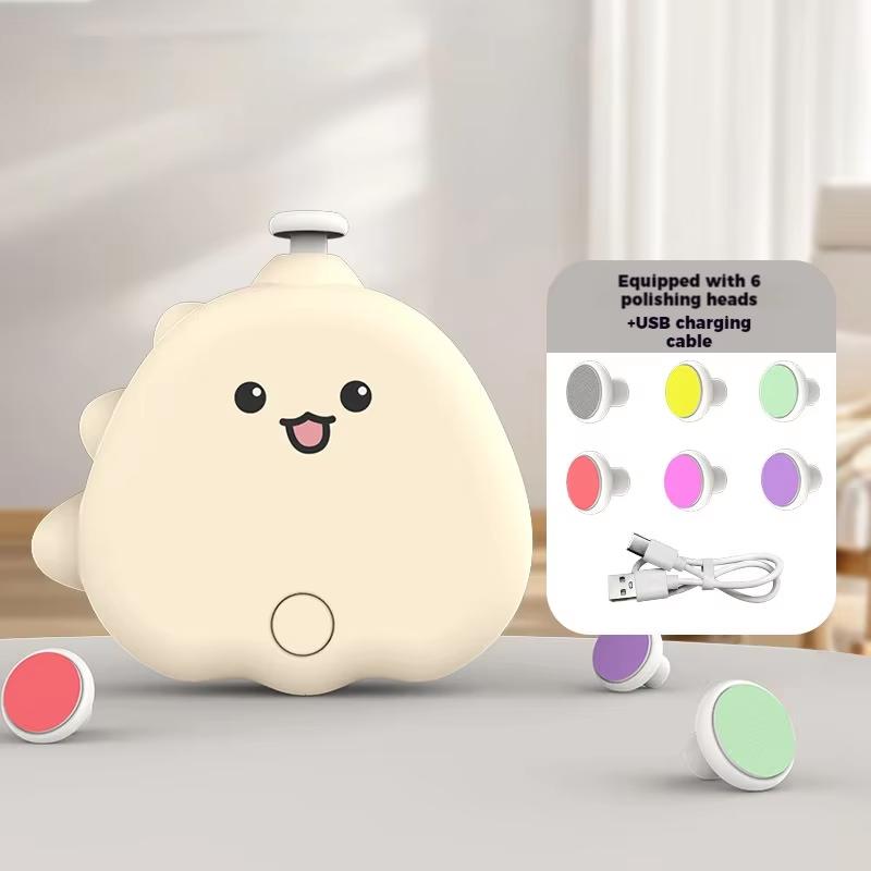 

Cute Dinosaur Electric Nail Grinder, Electric Nail Polish Remover for Babies, Anti Scratch, Portable Nail Clipper, Nail Trimming