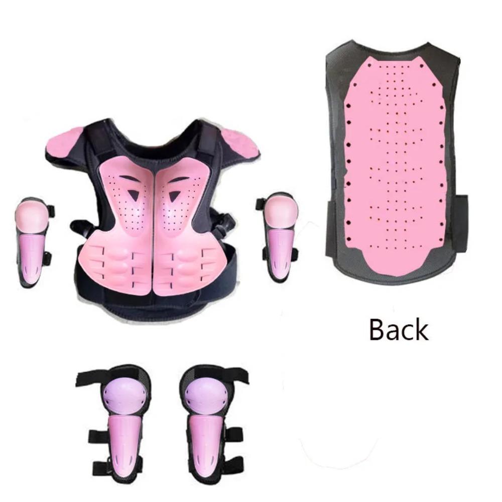 Full Body Motorcycle Armor Children Kids Motocross Armour Jacket Chest Spine Knee elbow guard