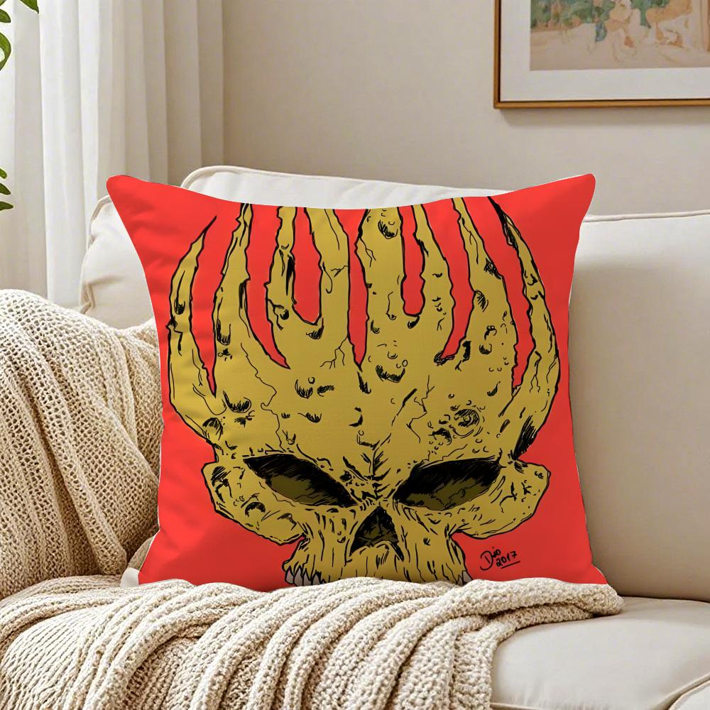 TThe Offspring Cushion Cover Pillowcase Antidustmite Living Room Sofa Decor Cushion Room