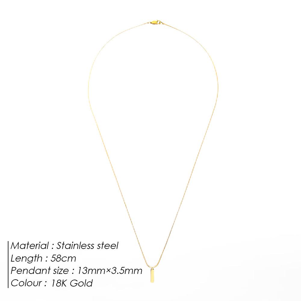 Men's Luxurious Snake Bone Chain Pendant Necklace - Celebrity Style Dog Tag Clavicle Sweater Chain