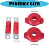 Rear Trailing Arm Bushing Set with Iron Mounting Parts for Replacing Rear Suspension Arm Connection 52370S10A12 PSB580