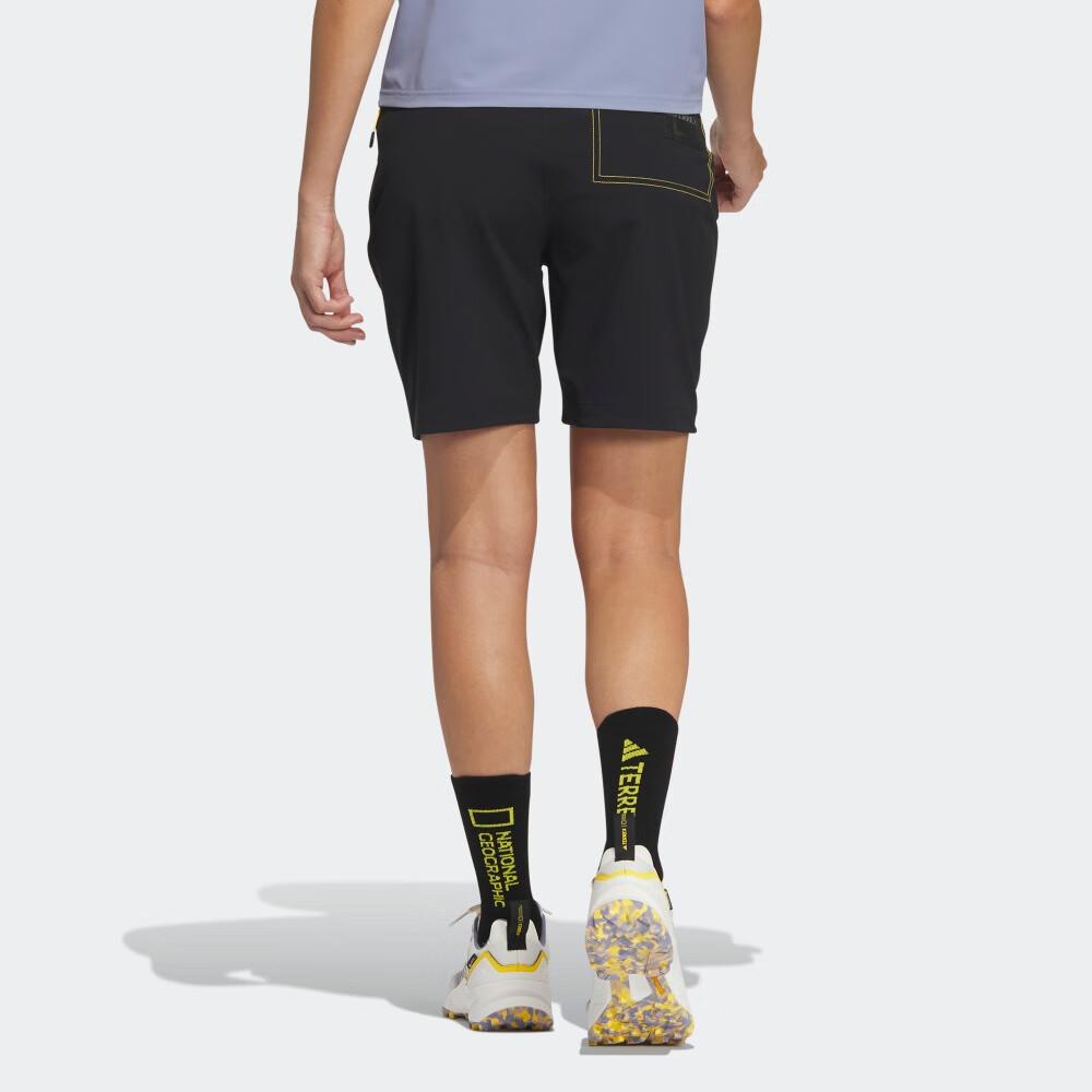 Adidas X National Geographic Women's Outdoor Windproof Training Shorts Black HY4696