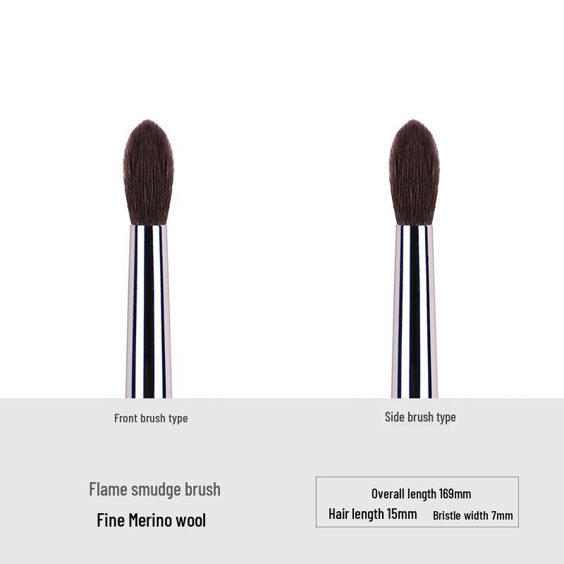 Ebony Wood Animal Hair 40-Piece Makeup Brush Set for Eyeshadow and Blush