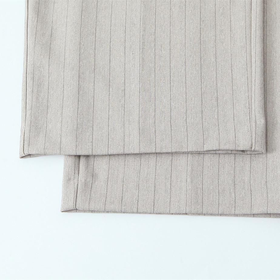 2025 Spring Women's Striped Suit Vest & Wide-Leg Pants Set