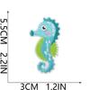Ocean Party Embroidery Cloth Sticker Cartoon Shark Dolphin Embroidery Chapter Boy Children'S Clothes Dress Up Patch Sticker Hot Sublimation