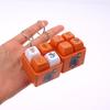 1/2Pcs 4 Button Brainrot Keychain Tung Tung Tung Sahur Sound And Light Toys Anime Stress Relief Keyring Toy Holiday Gifts