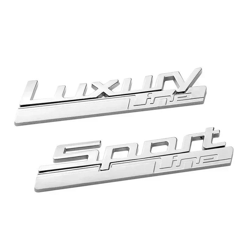 3D ABS Sport Luxury Line Logo Fender Emblem Badge Sticker Decal for BMW F10 G30 E46 E39 E36 E90 F30 F20 E60 Car Acessories af2