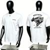 Retro Mechanic Skull Graphic Cotton Tee Brothers Print T Shirt Hardcore Workwear Streetwear Casual Top