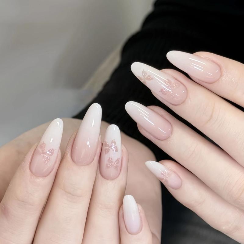 6Pieces Airbrush Nail Stencils Nail Decoration Stickers Set French Designs Hollow Nail Tips Stickers Decals for Womens