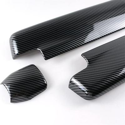 Krytka obložení schránky pod loketní opěrkou konzoly v karbonovém vzhledu pro Benz E Class W212 2010-2015