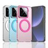 Luxury Color Matte Translucent Magnetic Case for Xiaomi 14T Pro Magsafe Wireless Charge Shockproof Cover For Redmi 13 4G 5G Case