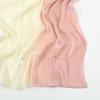 Luxury Satin Silk Hijab Scarf Chiffon Gradient Wrinkled Shawls Women Muslim Hijab Premium Yarn Scarf Islam Turban Ramadan