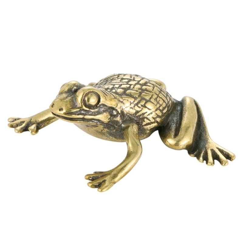 

Brass Frogs Statues Figurines Animal Statue Figurines Sculptures Tabletop Centerpieces Home Decors Collectibles Figurine