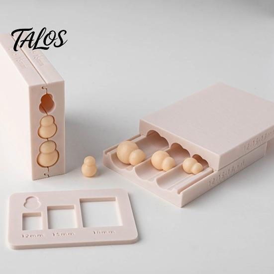 Handmade Craft Accessories Polymer Clay Ball Maker Mold for Jewelry Making, 12/15/18mm Sphere Shaper Pla 3D Printed Roller Tool DIY Earrings