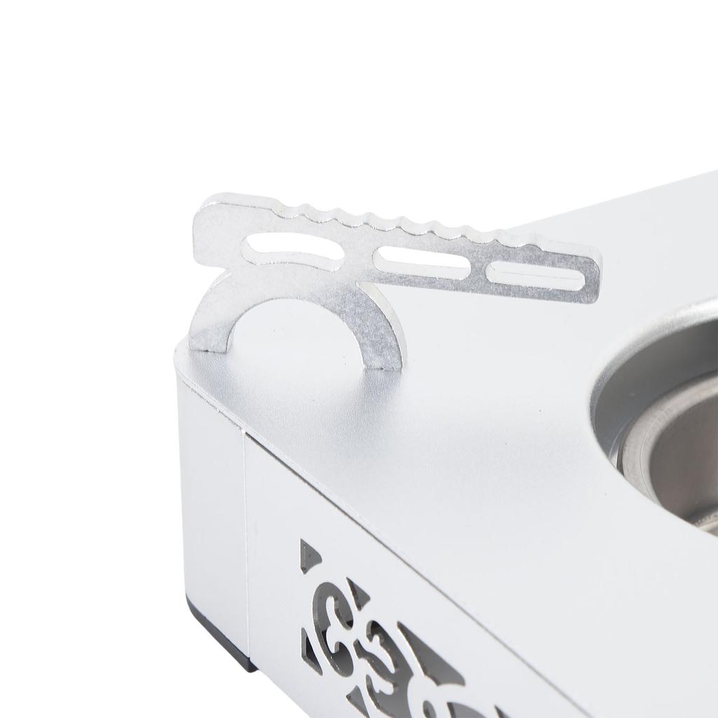 Alcohol Stove Aluminum Alloy Portable Even Heating Backpacking Stove for Hiking Camping BBQ Picnic Outdoor Cooking