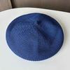 Light plate thin beret women's summer woven breathable bud hat versatile shopping sweet and gentle painter hat