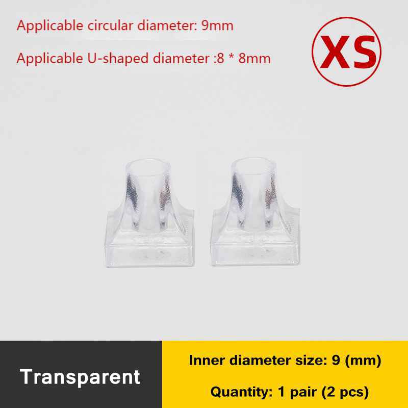 NEW 2Pcs Woman High Heels Shoe Covers Square TPU/PVC Material Soft Damping Heel Protector Silencer Non-slip Heel Protector