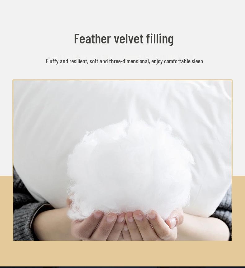 HuaJu Pure Cotton Feather Velvet Hotel Pillow