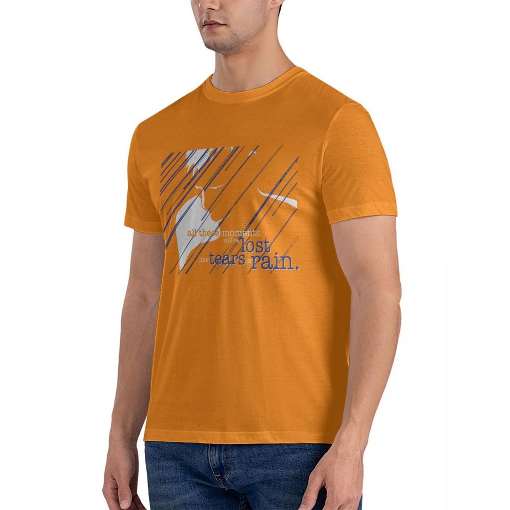 T-shirt Blades Runner 2049 Like Tears In Rain Print Men Tee Shirts Top Y2k Harajuku Tee Tops Street Fashion