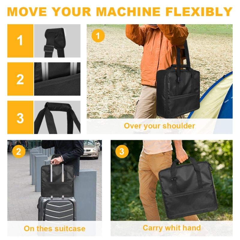 Portable Travel Case for Iced Drink Maker with Comfortable Handle Ideal for Easy Carry During Travel and Home Use