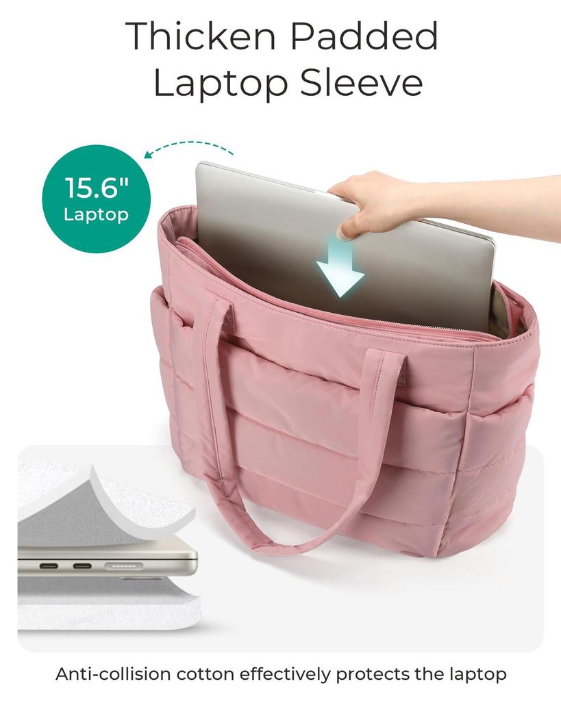 Feihong Women's Large Capacity Multi-functional Tote - Casual Travel Shoulder Bag