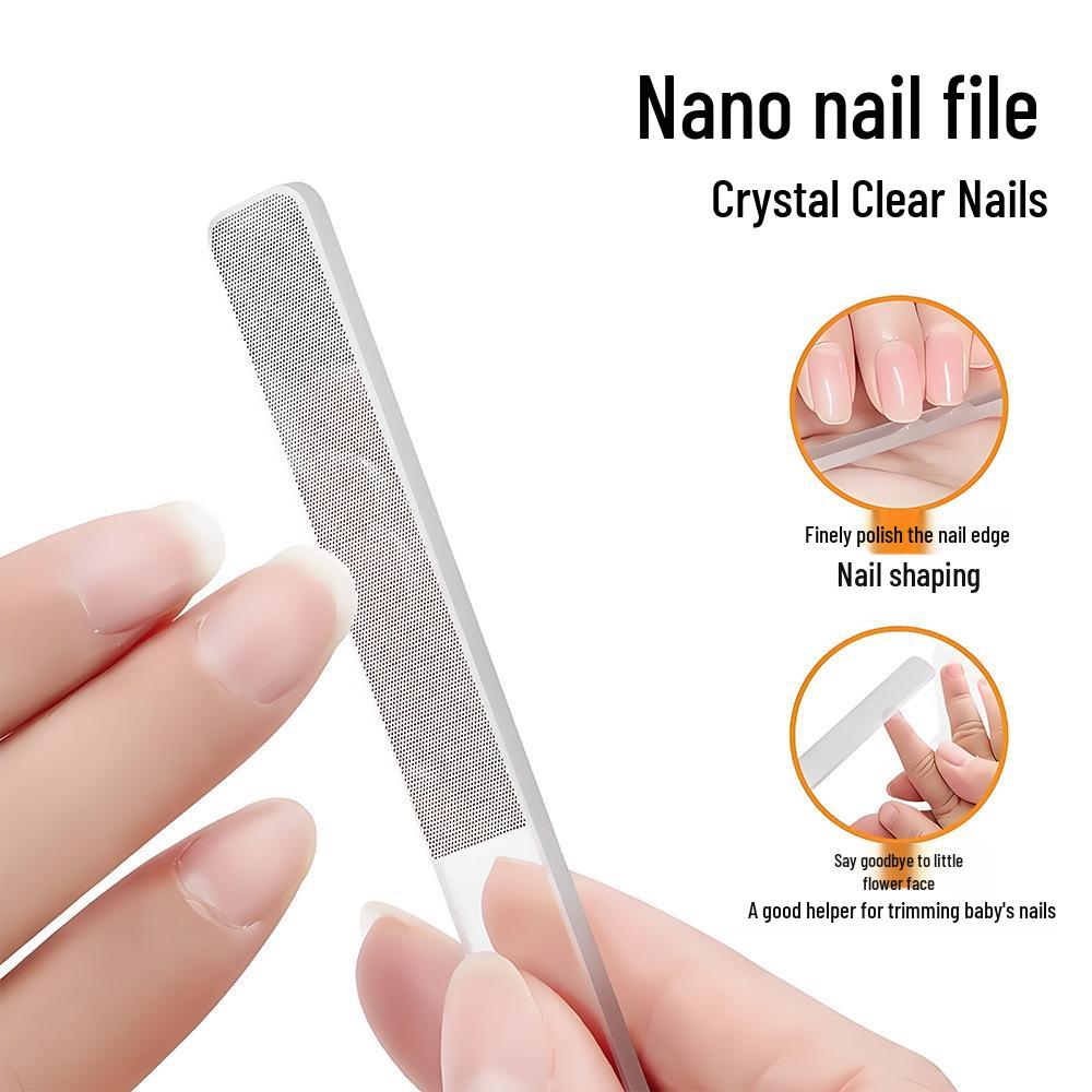 Premium Stainless Steel 7-Piece Manicure Set: Anti-Splash Nail Clippers & Files for Home or Travel