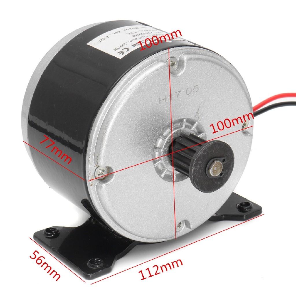 250W 24V 2750RPM DC Electric Motor Brushed For E Bike Scooter Go Kart MY1016 Controller Motor Handle Electro Motor