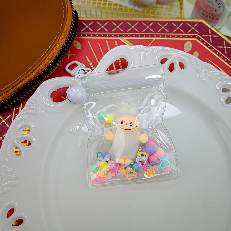 

Эрчуан Плюшевый Мини Флокированный Подвеска Лабубу Рубль Винил Милый Зернистый Малыш Ходячая Сумка Мобильная Подвеска Милый Брелок Подарок белый