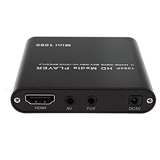 multimedia with HDMI easy SD card and USB memory HDD connection FMTHDMD2002 Ultra-mini player, black, port, connection, playback, available,