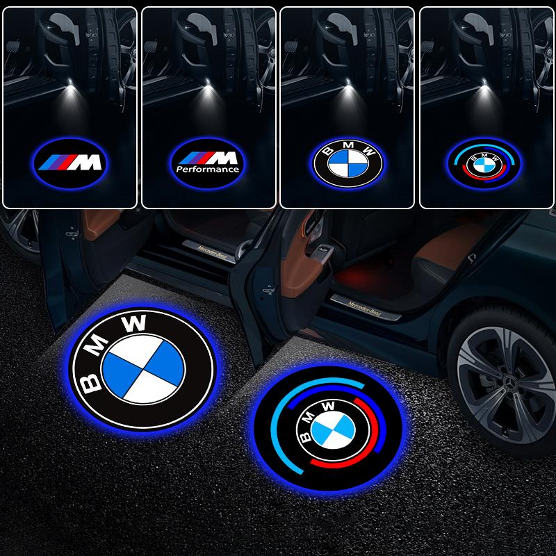 2pcs HD Led Welcome Light Car Door Projector Lamps Car Accessories For BMW 3 5 6 7 Serie X3 X5 X6 M E70 E71 E90 E91 F30 F10 E92