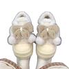 Warm Whirring Cream Thick-soled Winter New Outer Wear Thickened Cold-proof Fluffy Warm Board Shoes