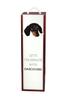 Short-haired Dachshund - Geometric Box with Photo and Inscription for Wine by Art-Dog