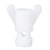 Plastic Screw Nut Set For Ventilation Window Fixing Equipment Farm AccessoriesWhite 100Pcs