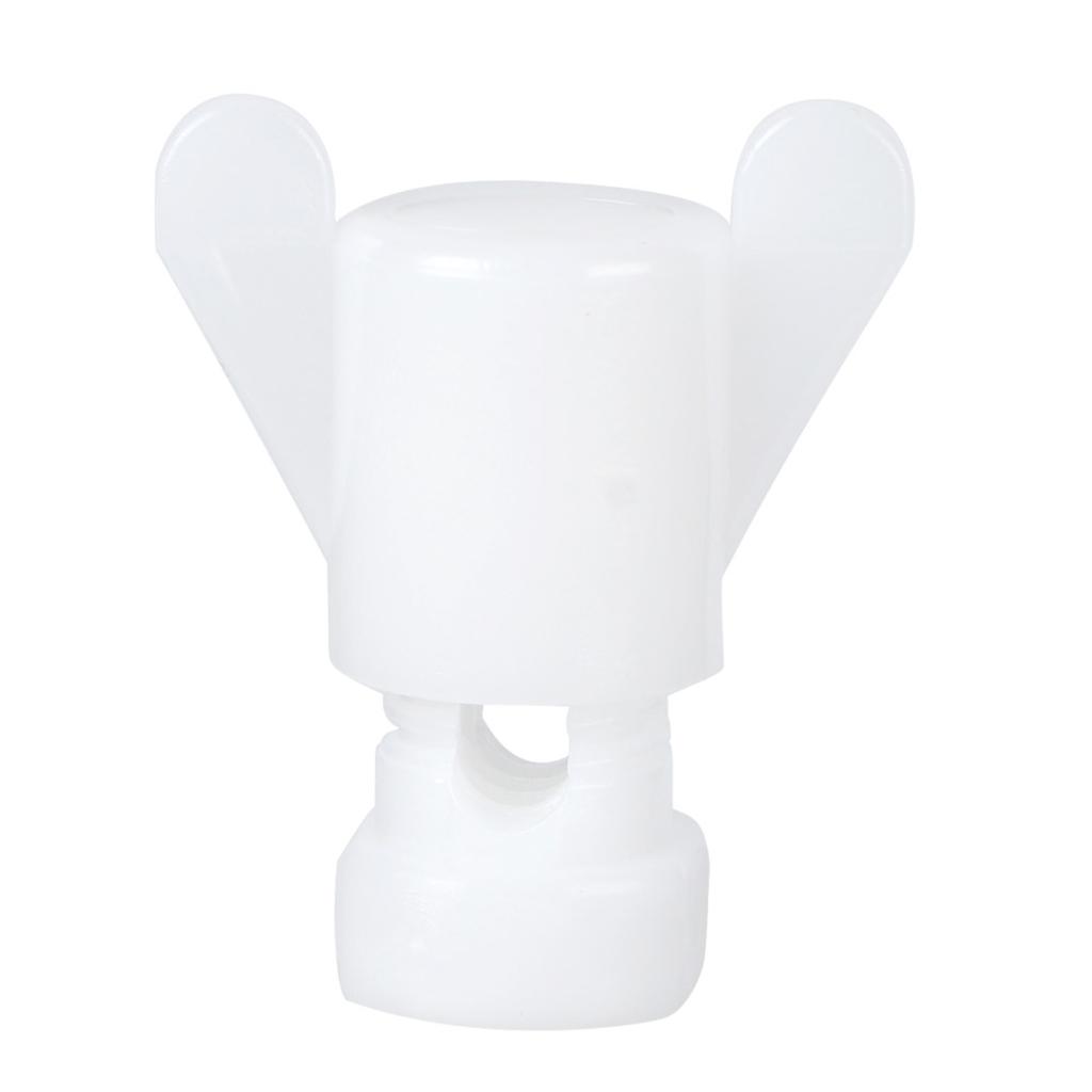 Plastic Screw Nut Set For Ventilation Window Fixing Equipment Farm AccessoriesWhite 100Pcs