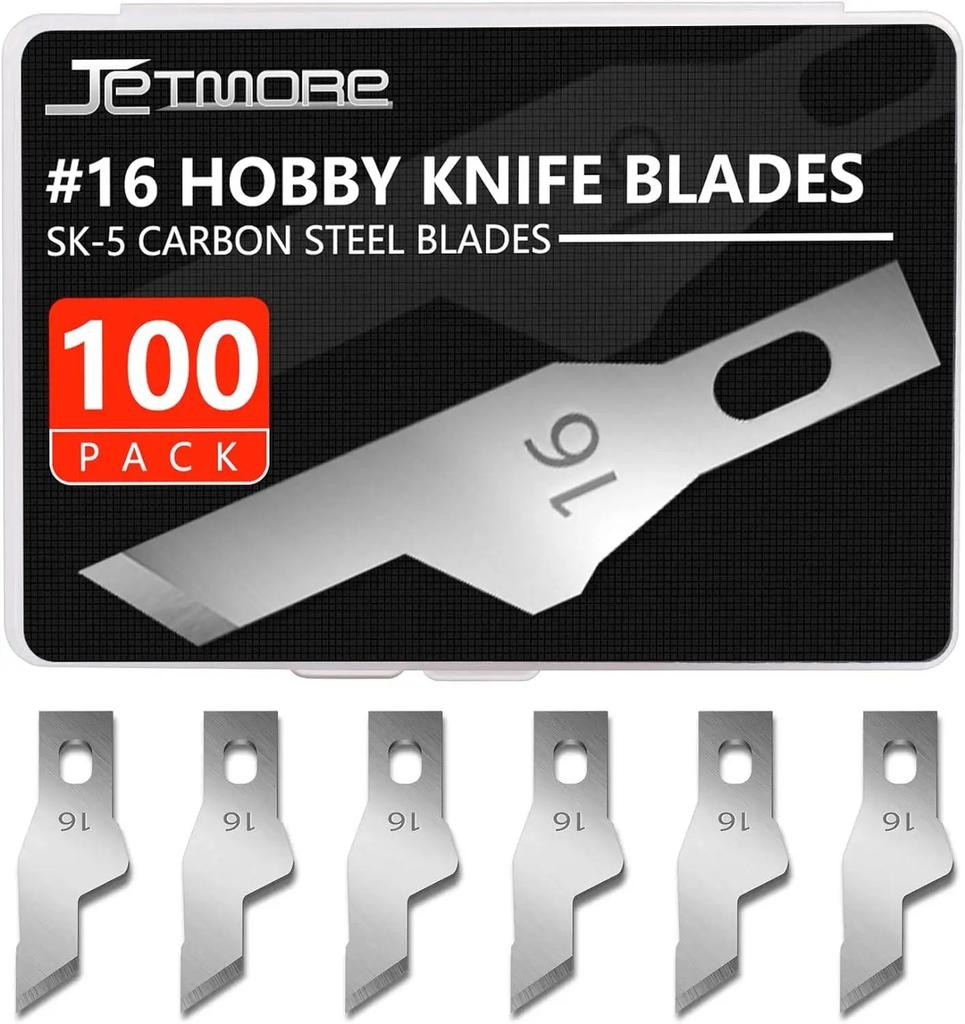 100PCS SK5 High Carbon Steel Woodcarving Blade Craft Carving Tool Carving Metal Knife Woodcarving PCB Repair DIY Blade