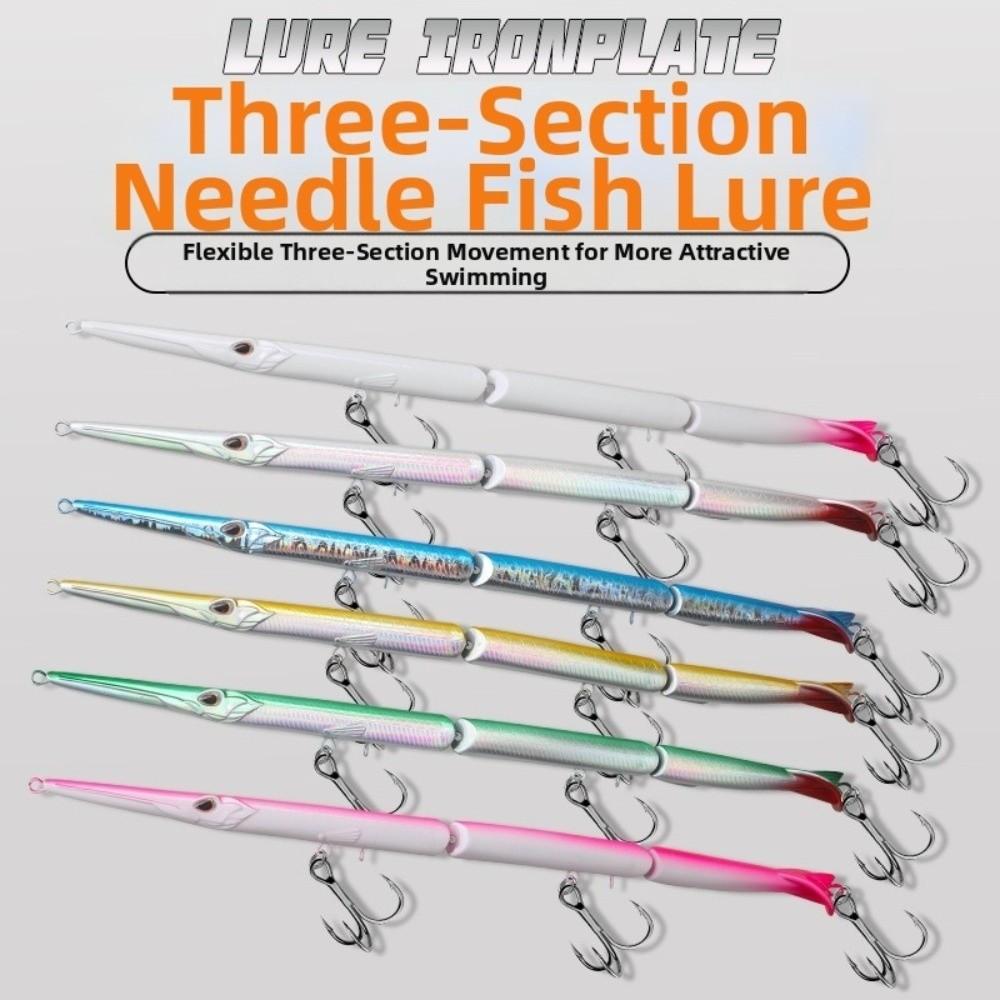 27cm Length Jointed Pencil Bait Treble Hooks System Hard Sinking Lure Needle Body Bait Fishing